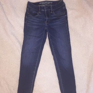 Cropped ankle jeans